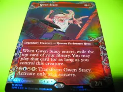 Gwen Stacy (0209) (Borderless) Marvel's Spider-Man Foil - Image 2