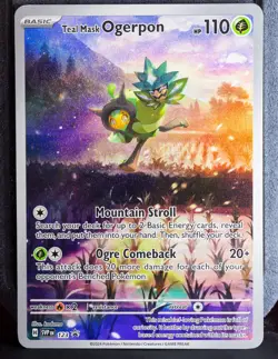 2024 Pokemon S & V Promo Cards Teal Mask Ogerpon # SVP123 - Promo - Near Mint - Image 1