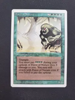 Force of Nature - Revised Edition *NM-LP* Near Mint Light Play mark MTG - Image 1