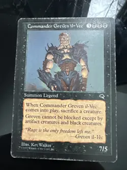 Magic the Gathering Tempest Commander Greven Il-Vec Moderately Played - Image 1