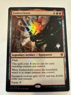 Embercleave NM 120 / 269 Throne of Eldraine Promos MTG English Regular - Image 1