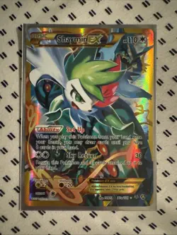 Pokemon Card TCG Shaymin EX 77a/108 Alternate Art Alt Roaring skies NM Near Mint - Image 1