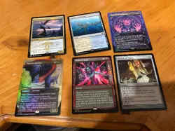 6x mtg mix lot rare mythic foils #49 - Image 1