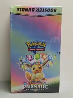 2025 Pokemon Prismatic Evolutions Factory Sealed Booster Bundle Display Box - Image 1