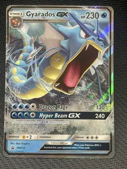 Pokemon Gyarados GX SM212 Holo Black Star Promo Hidden Fates TCG 2019 - Image 1
