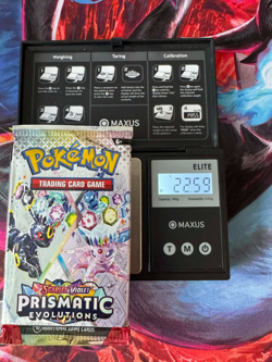 VERY HEAVY! 22.59g Prismatic Evolutions Pokemon TCG Booster (SEALED) - Image 1