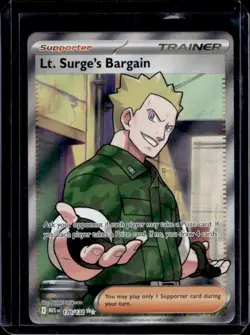 2025 Pokemon Mega Evolution Lt. Surge's Bargain Ultra Rare #170/132 - Image 1