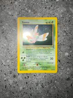 Pokemon TCG Cards Yanma 17/75 Neo Discovery Holo Rare - Image 3