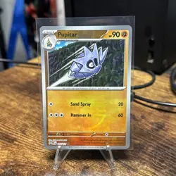 Pupitar - Pokemon Prismatic Evolutions 048/131 Master Ball Pattern Holo NM - Image 1