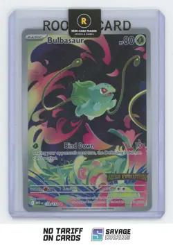 2025 Pokemon Mega Evolution Bulbasaur #133/132 Illustration Rare - Image 1