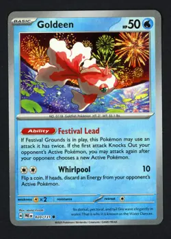 Goldeen (Master Ball Pattern) 020/131 SV: Prismatic Evolutions Pokemon TCG - Image 1