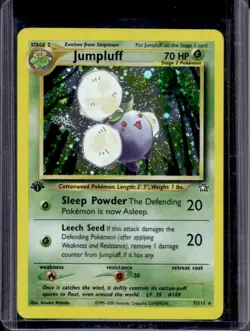 2000 Pokemon Neo Genesis 1st Edition Jumpluff Holo #7/111 - Image 1