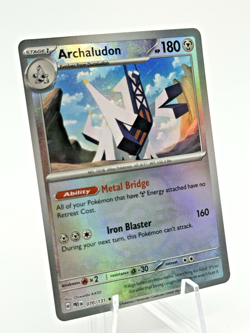 Archaludon 070/131 (Master Ball Pattern) Prismatic Evolutions Pokemon Near Mint - Image 1