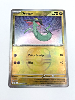 Pokemon Dreepy (Master Ball Pattern) 071/131 Prismatic Evolutions Reverse Holo - Image 1