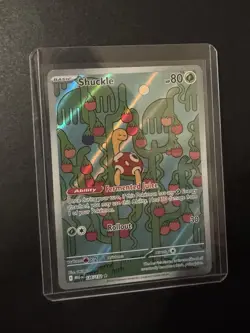 Shuckle 136/132 Illustration Rare Holo ME01: Mega Evolution Pokemon NM - Image 1