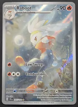 Pokemon TCG: Stellar Crown - Raboot (147/142) Illustration Rare - Image 1