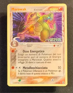 Pokemon Marowak 10/113 Delta Specie Ultra Rara Holo Stamped Ita - Image 1