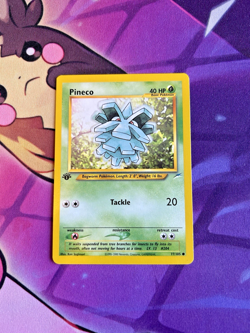 Pineco - 77/105 [Neo Destiny] Pokemon TCG - 1st EDITION - Common - NM - Image 1