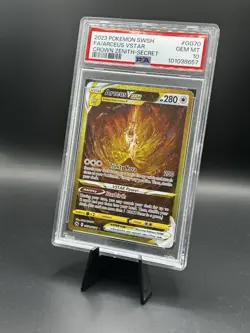 2023 Pokemon Arceus VSTAR GG70 Crown Zenith Secret Rare Holo PSA 10 - Image 1