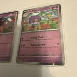 Drifloon 005 and Drifblim 006 MEGA EVOLUTION BLACK STAR PROMO Pokemon TCG M NM - Image 2