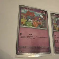 Drifloon 005 and Drifblim 006 MEGA EVOLUTION BLACK STAR PROMO Pokemon TCG M NM - Image 3