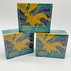 Lot of (3) Pokemon Center Exclusive Ascended Heroes Elite Trainer Boxes SEALED - Image 1