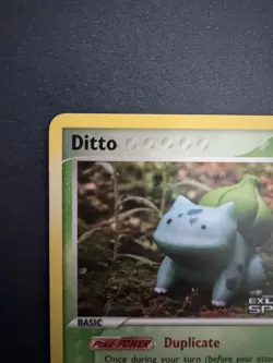 Pokemon TCG Ditto Bulbasaur 36/113 Delta Species Reverse Holo Stamped - Image 4