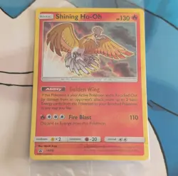 Pokemon TCG Shining Ho-Oh Promo Holo SM70 SM Basic 130 HP Hitoshi Ariga - Image 1
