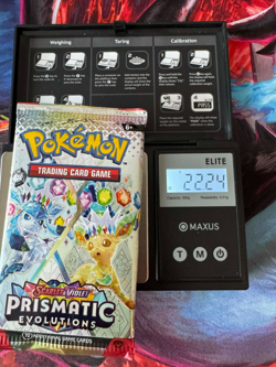 HEAVY!22.22g Prismatic Evolutions Pokemon TCG Booster (SEALED) - Image 1