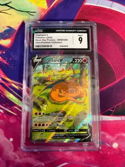 Charizard V SWSH260 CGC Graded 9 English Pokemon TCG - Image 1