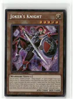 Yugioh Joker's Knight SBC2-ENA05 Prismatic Secret Rare 1st Ed NM - Image 1