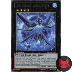 Yugioh Ice Beast Zerofyne LTGY-EN049 Rare 1st Edition LP - Image 1