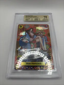 2026 One Piece Boa Hancock The Azure Sea’s Seven SP #OP14-112 BGS 10 PRISTINE - Image 5