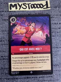 Carte Lorcana Disney TCG Qui Est Avec Moi U 131/204 Super Rare Chapitre 5 FR - Image 1