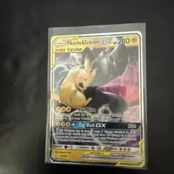 Pokemon Pikachu & Zekrom GX Tag Team Holo Card 33/181 Ultra Rare - Image 1