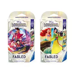 Disney Lorcana TCG Series 9 Fabled Single Player Deck (Pair) - Image 1