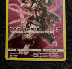 Pokemon Card - SM228 Armored Mewtwo Sun & Moon Black Star Promo Cosmos Holo - Image 3