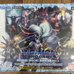 NEW BANDAI DIGIMON CARD GAME RELEASE SPECIAL BOOSTER VER 1.0 BOX 24PACKS BT01-03 811039034320 - Image 2
