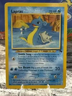 Pokemon TCG Lapras Southern Islands 12/18 Regular Card - Image 1