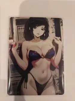 beautiful delicate moan anime waifu card ys-09 110/299 - Image 3