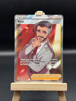 Rose (Full Art) 189/189 Pokemon Ultra Rare SWSH03: Darkness Ablaze Card NM 189/1 - Image 1