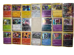 20 Pokemon Card Lot Holo/Reverse + Leafeon V Raikou Moltres Mix Language Cards - Image 1