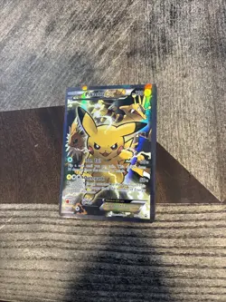 Pokemon TCG Pikachu EX XY124 Black Star Promo Card 2016 See Pics - Image 1