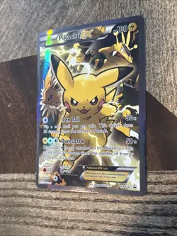 Pokemon TCG Pikachu EX XY124 Black Star Promo Card 2016 See Pics - Image 4