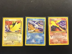 Moltres 21 Articuno 22 Zapdos 23 Wizards WOTC Black Star Promo Pokemon Cards - Image 1
