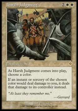 Harsh Judgment ~ Near Mint Invasion MTG Magic UltimateMTG White Card - Image 1