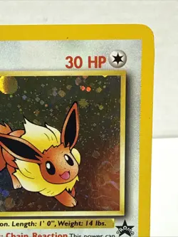 Eevee #11 Black Star Promo Holo Rare Vintage Pokemon Card - LP - Image 3