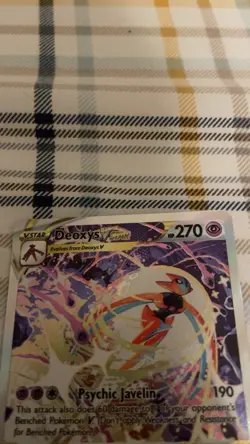 Pokemon TCG Deoxys VSTAR Ultra Rare GG46/GG70 Crown Zenith Full Art Holo Card - Image 4