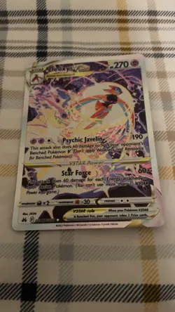 Pokemon TCG Deoxys VSTAR Ultra Rare GG46/GG70 Crown Zenith Full Art Holo Card - Image 5