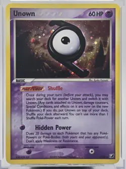 UNOWN Z Z/28 EX Unseen Forces HOLO rare Pokemon TCG card LP - Image 2